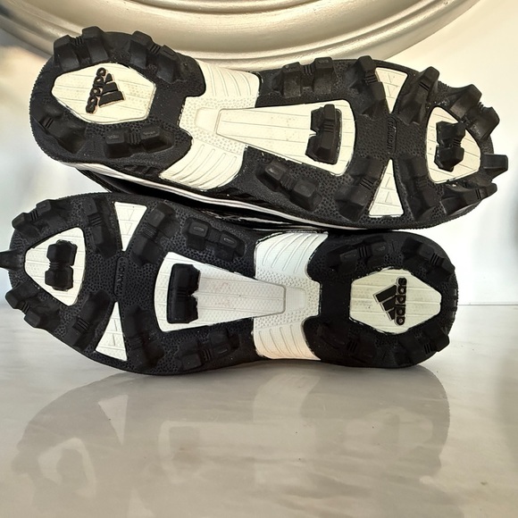 Adidas Destroy MD Mid G24238 Football Turf Cleats - Men’s 11.5 - Black/White - Picture 8 of 10